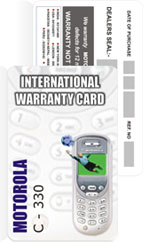 Plastic Warranty Cards Manufacturers