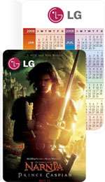 Plastic Calendar Cards